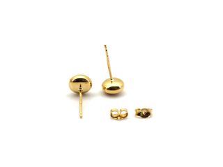 pendientes oro 18k con circonita