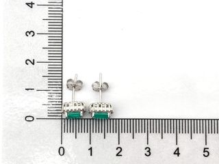 pendientes plata 925mm con piedra con circonita