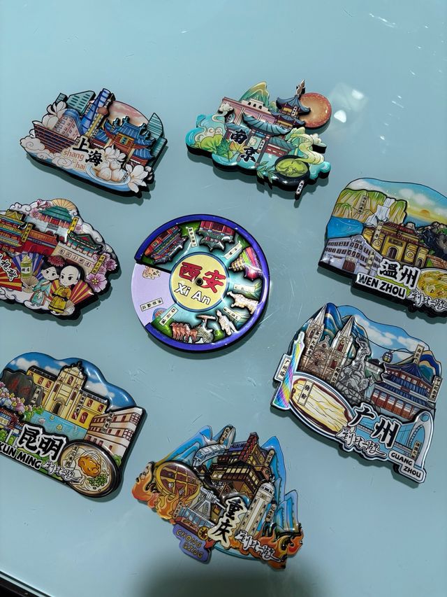 Magneti provenienti da città cinesi (8 unità)