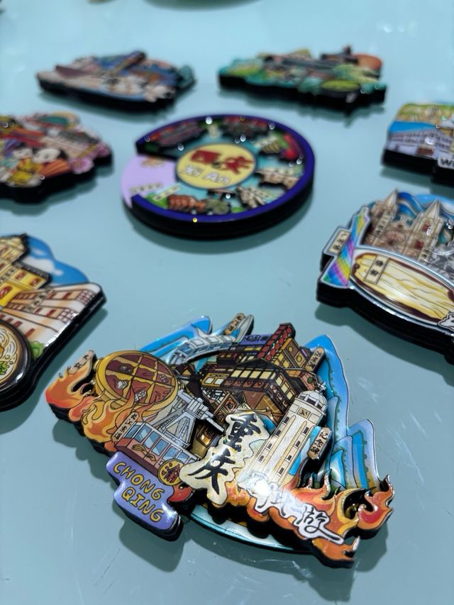 Magneti provenienti da città cinesi (8 unità)