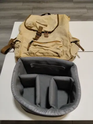 Mochila de fotografía y organizador
