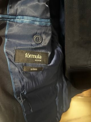 Traje de chaqueta negro hombre