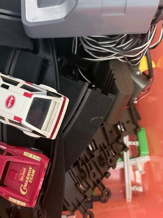 Scalextric - Piezas de pista, 3 coches controlador