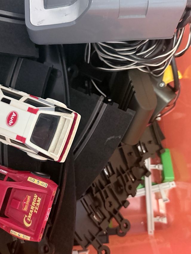 Scalextric - Piezas de pista, 3 coches controlador