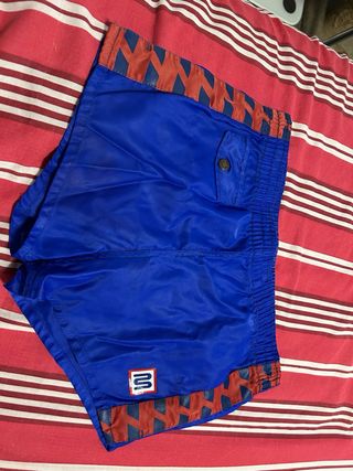 Camiseta Niño FC Barcelona Azul y Roja años 80'
