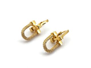pendientes oro 18k con piedra con circonita
