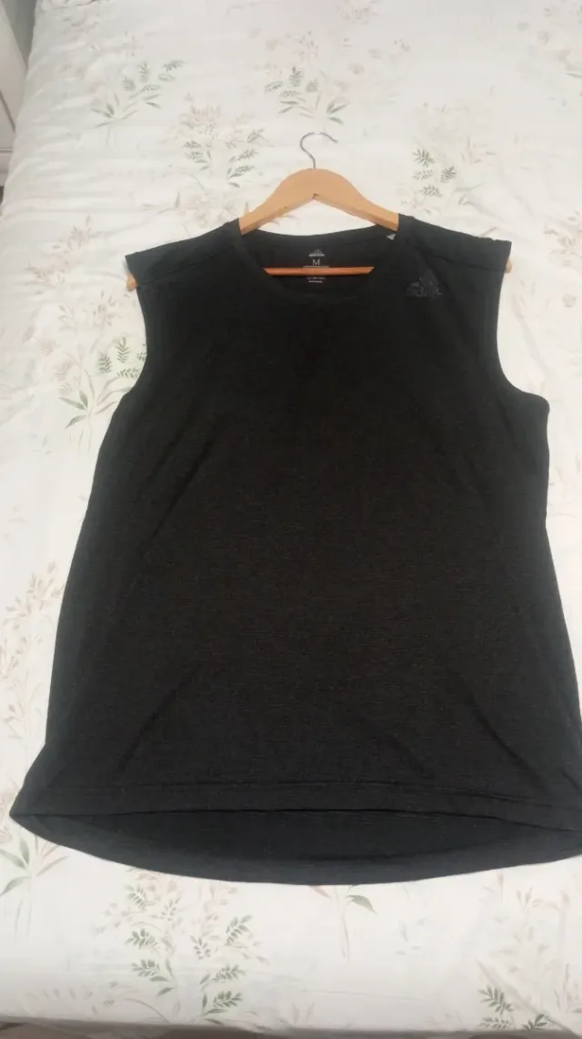 Camiseta Adidas Entrenamiento Sin Mangas Negra