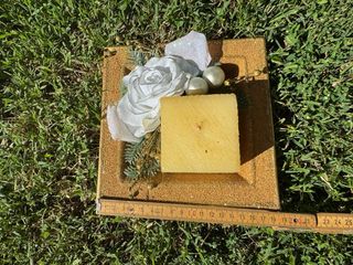 Centrotavola con candela cm 19