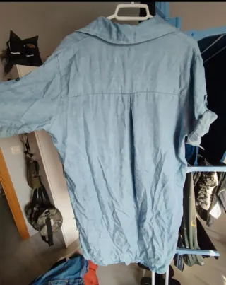 Vestido camisero vaquero azul