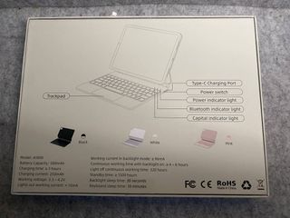 Funda Teclado Magnética iPad 10.9 A1890