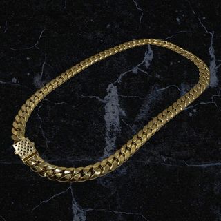 cadena oro 18k con circonita 30cm