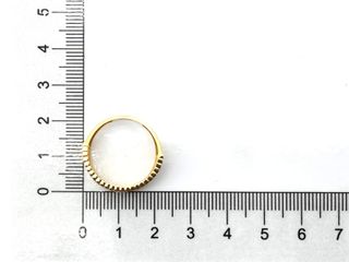anillo oro 18k con circonita t. 16 (17,84 mm)