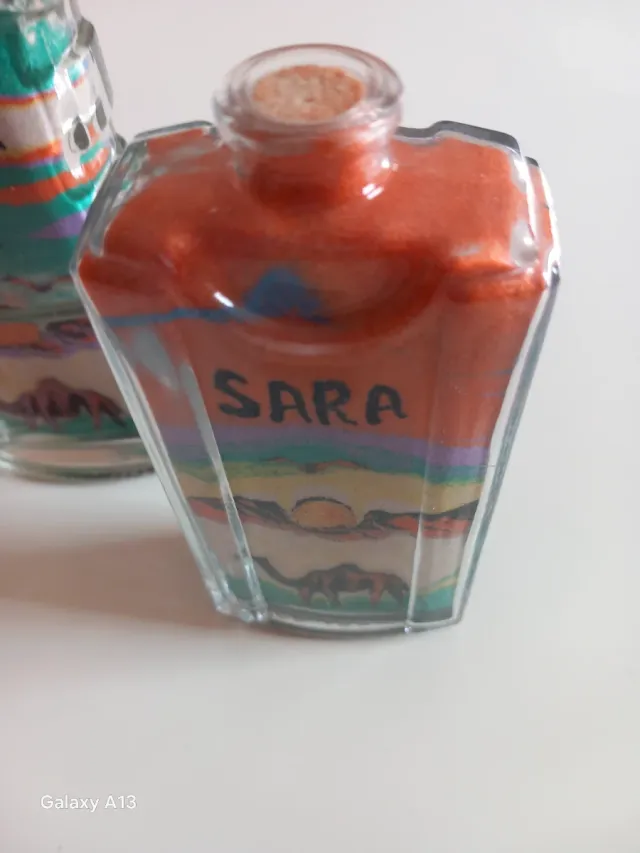 Bottigliette sabbia personalizzate con nomi