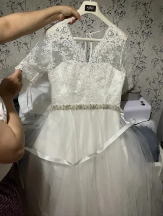 Traje de Novia Encaje y Tul
