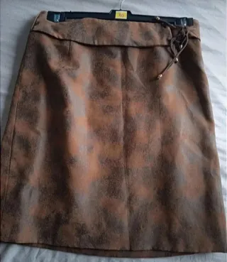 Falda acampada estampada 