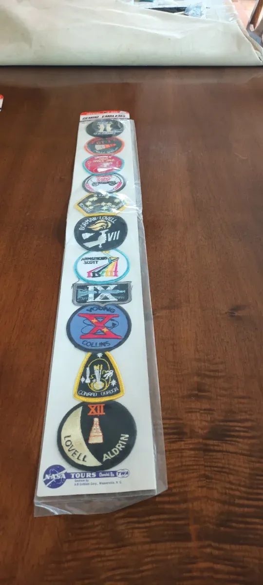 27 Parches Misiones Apolo, Gemini y Skylab.años 80