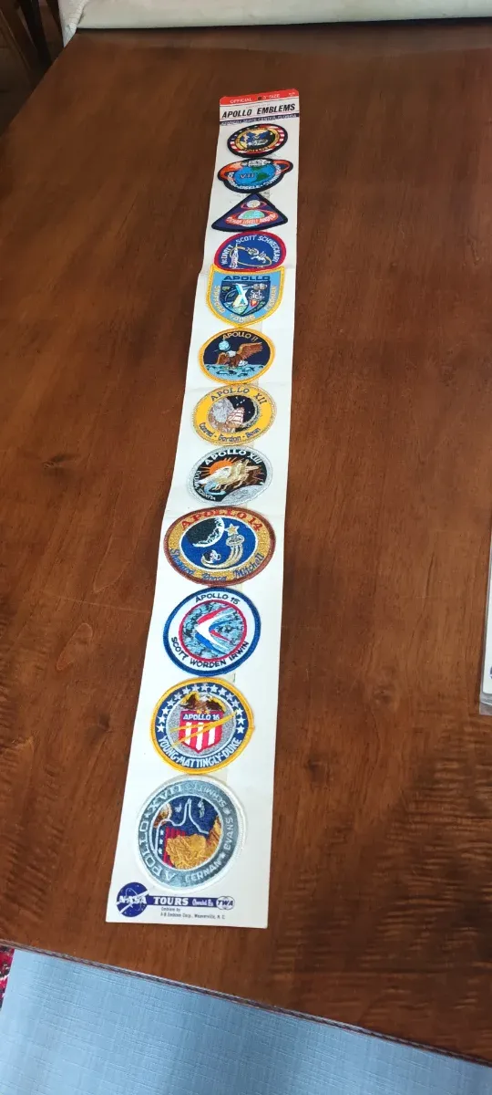 27 Parches Misiones Apolo, Gemini y Skylab.años 80