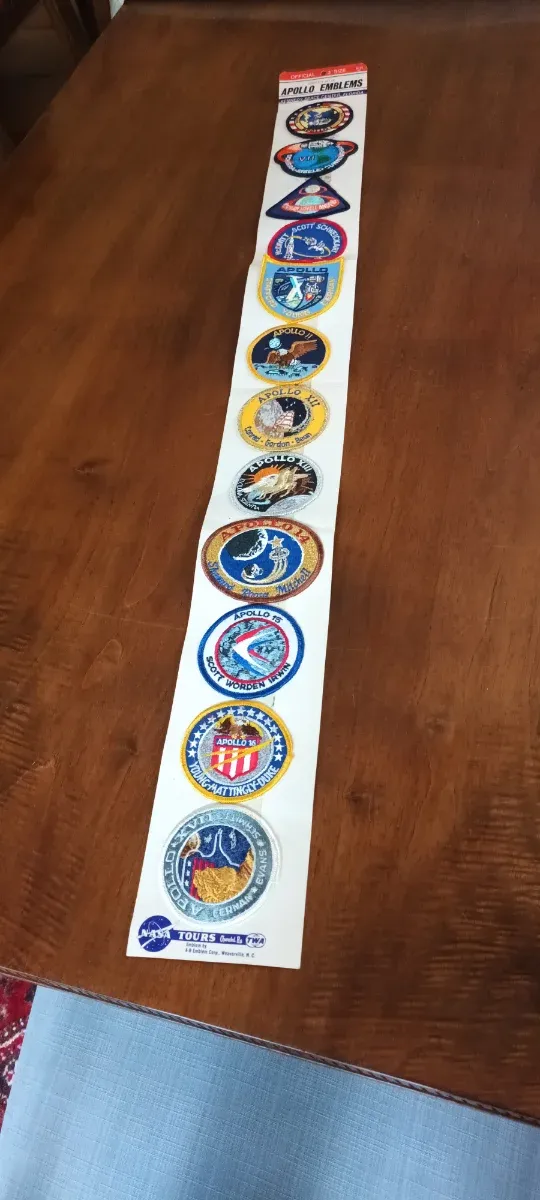 27 Parches Misiones Apolo, Gemini y Skylab.años 80