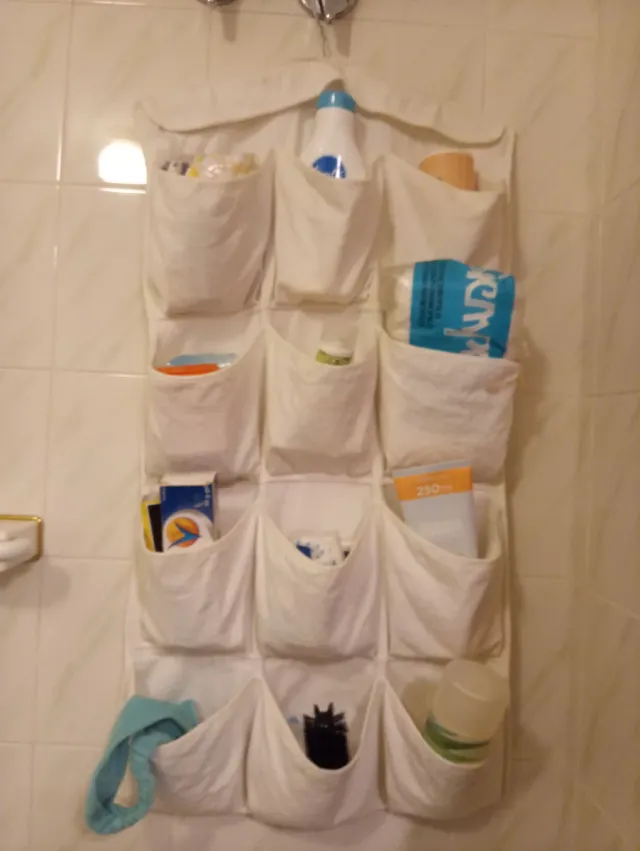 Organizador de tela para colgar