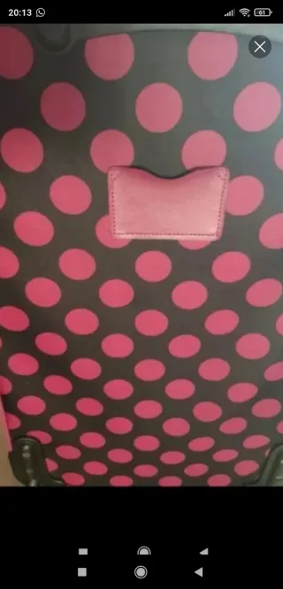 Maleta con ruedas y bolsa de mano