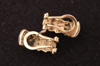 pendientes oro 18k con piedra