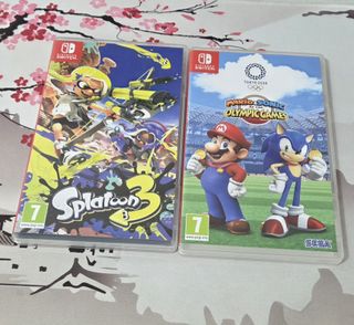 Juego Nintendo Switch Splatoon 3 y Mario & Sonic