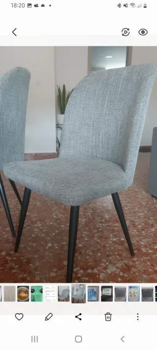 Mesa Comedor + 4 Sillas Diseño Moderno