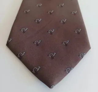 Corbata Flander Seda Vintage Años 80
