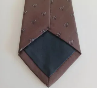 Corbata Flander Seda Vintage Años 80