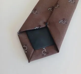 Corbata Flander Seda Vintage Años 80