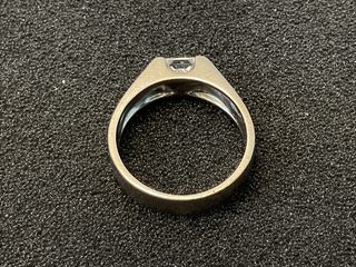 anillo oro 18k con diamante