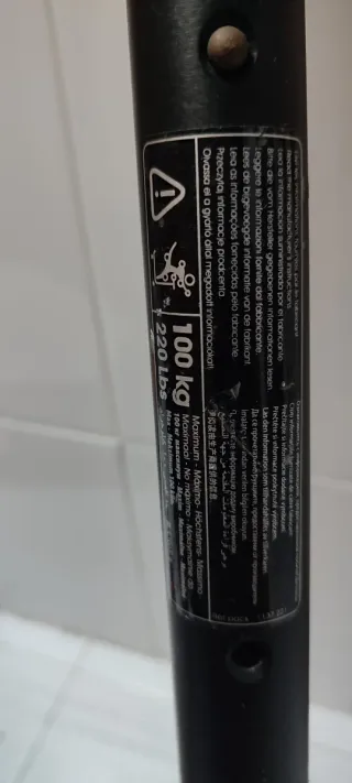 Patinete Oxelo Techo Susp Negro y Naranja niño