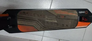 Patinete Oxelo Techo Susp Negro y Naranja niño
