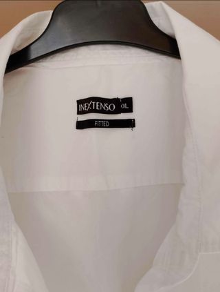 Camisa manga corta INTENSO blanca Talla M