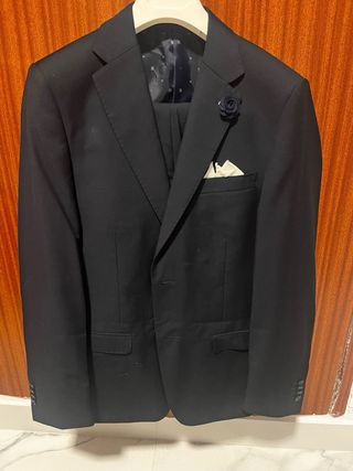Traje de chaqueta negro hombre
