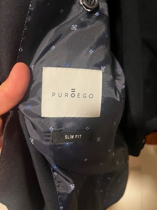 Traje de chaqueta negro hombre