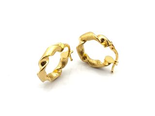 argollas oro 18k