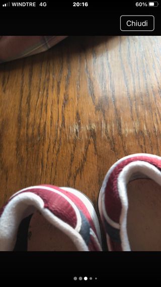 Scarpe sportive uomo Diadora rosse e bianche