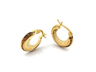 argollas oro 18k