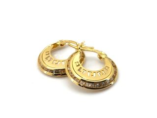 argollas oro 18k
