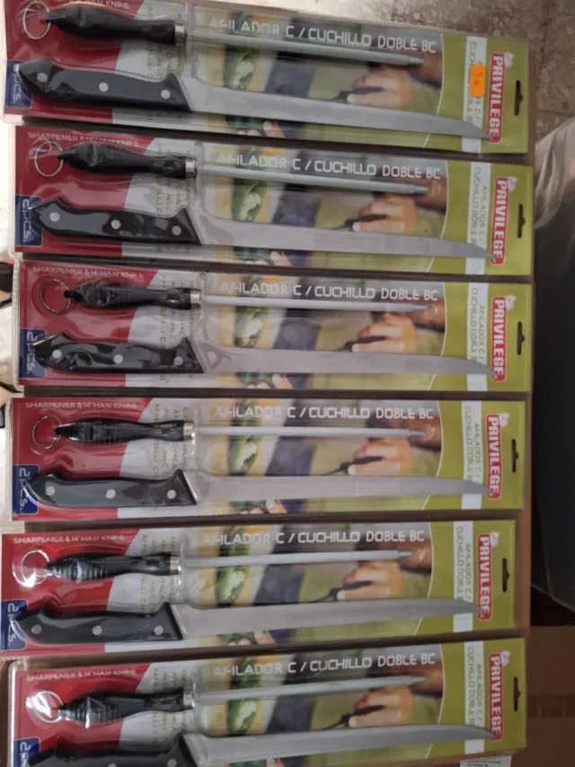 Cuchillo Jamonero Privilege + Chaira