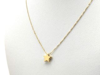 gargantilla oro 18k con circonita 22cm