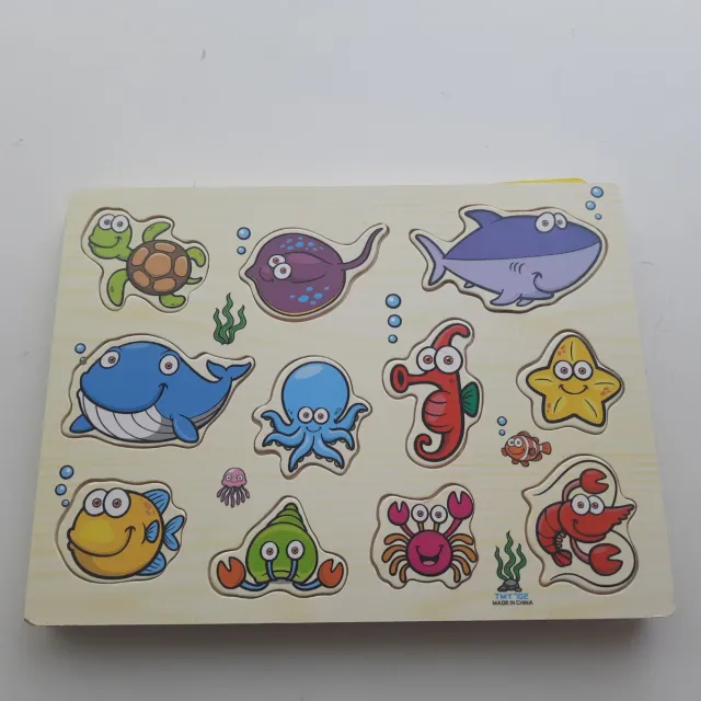 Puzzles Infantiles Madera 12-36 Meses