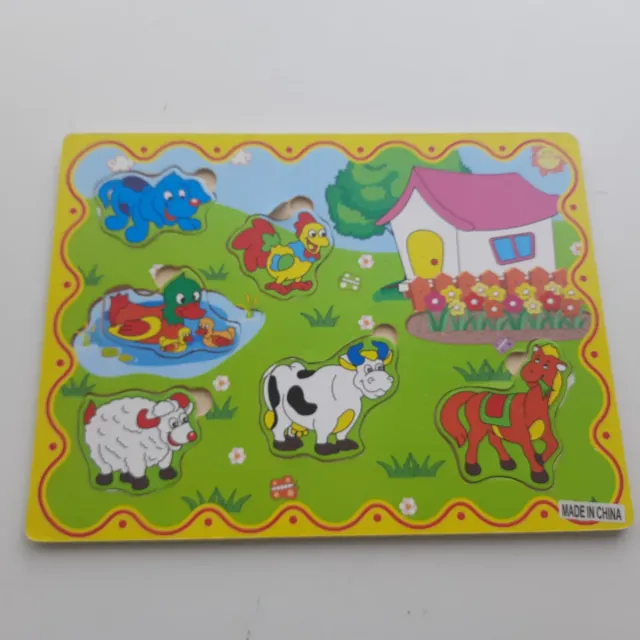 Puzzles Infantiles Madera 12-36 Meses