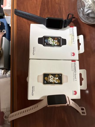Confezione da 2 orologi Huawei Band 7 neri e rosa