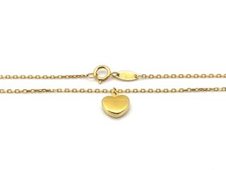 gargantilla oro 18k con circonita 22cm