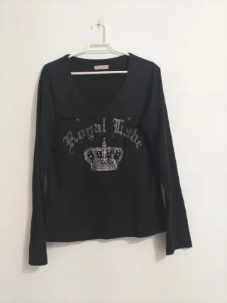 Jersey gris manga larga ,gris verde o negro 