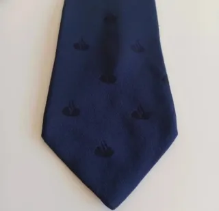 Corbata Directivo Banco Santander Vintage Años 90