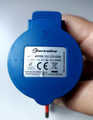 Electraline 80958 Adattatore Camper da 16A a IEC