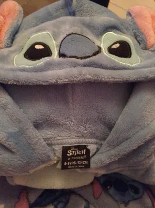 Pijama Enterizo Stitch Disney Primark Talla 8-9 A